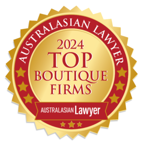 Top Boutique Law Firms by Australasian Lawyer