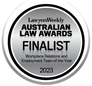 Finalist 2023 Workplace Relations and Employment Team of the Year