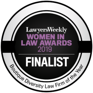 Finalist 2019 Boutique Diversity Law Firm of the Year